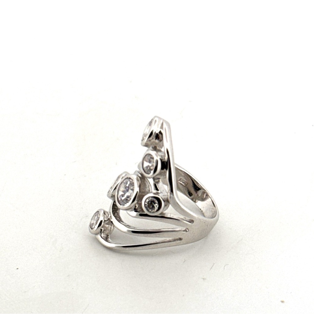 Stunning 925 Sterling Silver Constellation style silver statement ring 8.4G - Picture 6 of 16